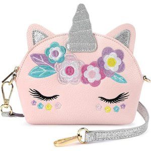 Unicorn Gifts Kids Purse for Little Girls Toddlers Mini Crossbody Bag